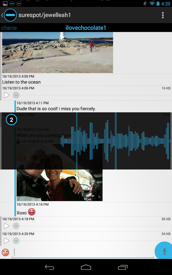 surespot encrypted messenger 81.0. Скриншот 6
