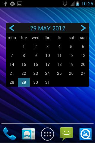 acWidgets: Your Calendar 012 build 93. Скриншот 2