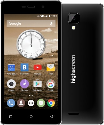 Highscreen Power Four: компактный корпус, LTE и батарея на 4000 мАч