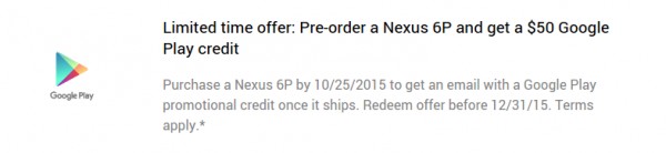 Huawei Nexus 6P распродан в американском Google Play