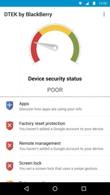 В Google Play опубликованы стоковые приложения от BlackBerry Priv