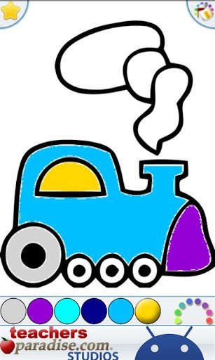 Kids Finger Painting Coloring 25.0. Скриншот 2