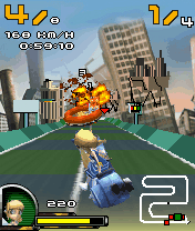 Сумасшедший Гонщик-Лягушонок 3D (Crazy Frog Racer 3D). Скриншот 3