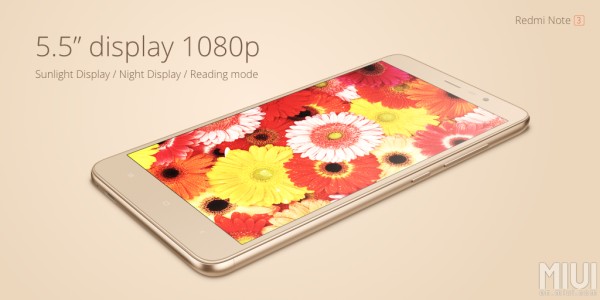 Xiaomi официально представила смартфон Redmi Note 3 и планшет Mi Pad 2