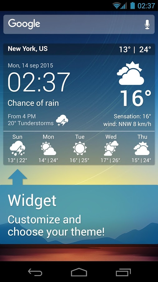 Погода XL 1.5.7.5. Скриншот 6