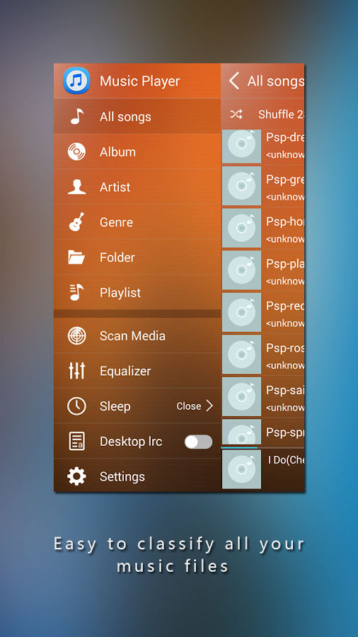 MiniAndroid – музыкальный проигрыватель 7.3.0. Скриншот 2