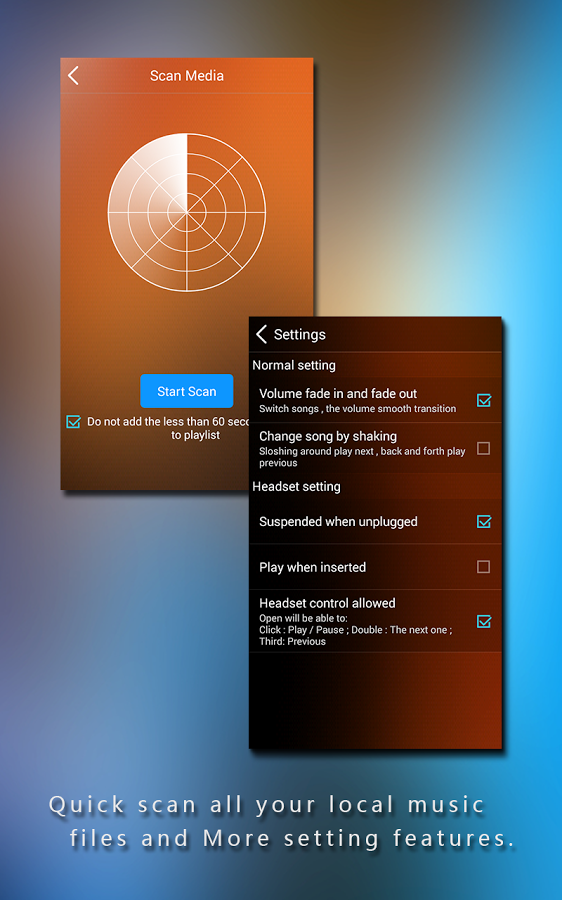 MiniAndroid – музыкальный проигрыватель 7.3.0. Скриншот 20