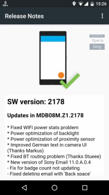 Прошивка Xperia Marshmallow Concept от Sony позволяет удалять предустановленные приложения