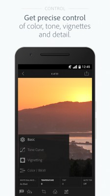 Фоторедактор Adobe Lightroom теперь доступен бесплатно на Android