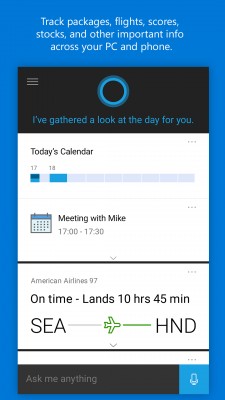 Состоялся финальный релиз Cortana на Android и iOS