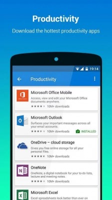 Microsoft выпустила программу-каталог со всеми своими приложениями для Android