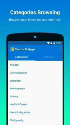 Microsoft выпустила программу-каталог со всеми своими приложениями для Android