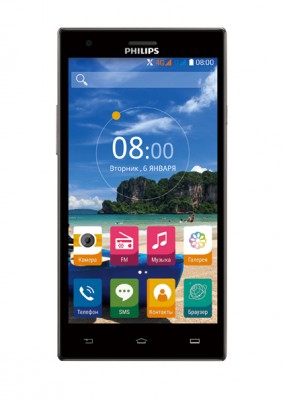 В России начинаются продажи стильного и мощного смартфона Philips S616