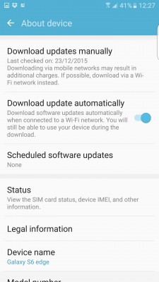 Samsung начала бета-тестирование Android 6.0 для Galaxy S6 (скриншоты и видео прошивки)