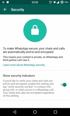 В WhatsApp* скоро появится полное шифрование сообщений