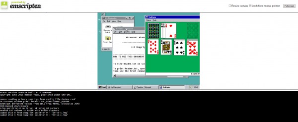 Windows 95 полностью перенесли в браузер