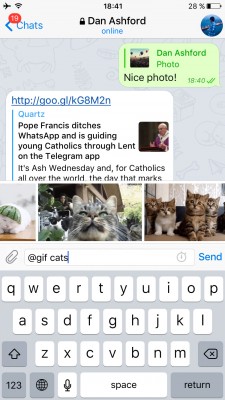 Telegram 3.5: новые голосовые сообщения, секретные чаты и фоторедактор