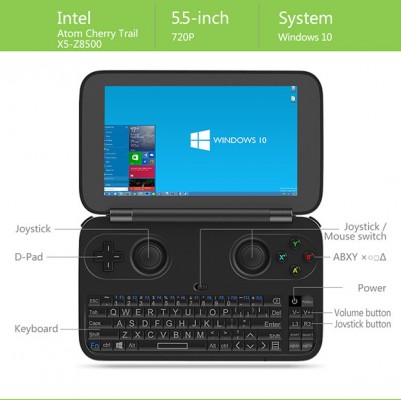 GPD Win — портативная игровая приставка на Windows 10