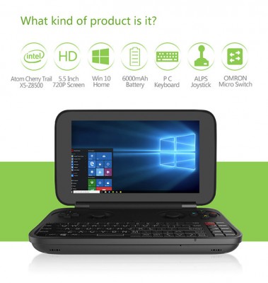 GPD Win — портативная игровая приставка на Windows 10