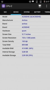 Обзор Archos 50d Helium