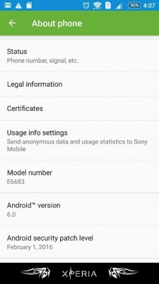 Xperia Z5 получает обновление до Android Marshmallow