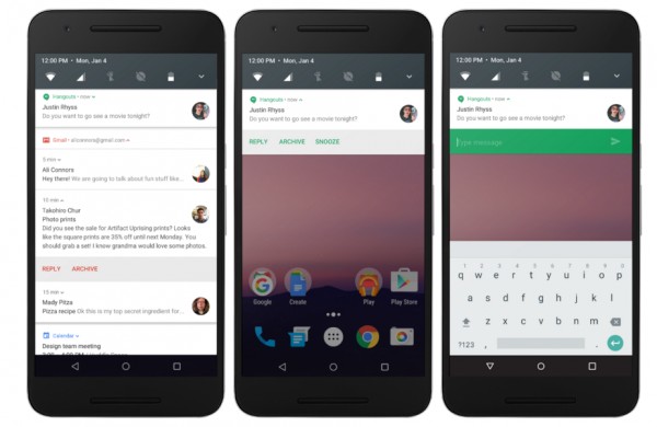 Превью Android N: образы для Nexus и все новые функции