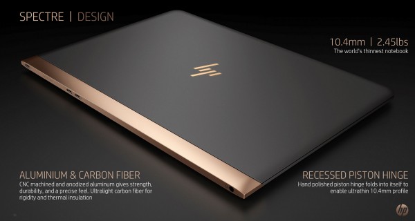 HP представила самый тонкий ноутбук в мире — Spectre 13