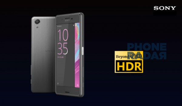 Xperia X Premium первым в мире получит экран типа HDR с высокой яркостью