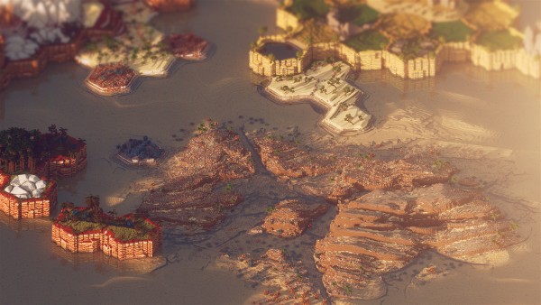 Энтузиаст потратил 400 часов на огромную карту для Minecraft