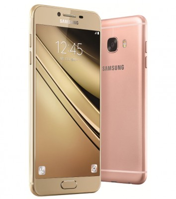 Samsung представила два стильных смартфона линейки Galaxy C