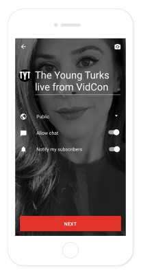 Приложение YouTube теперь позволяет вести трансляции