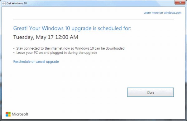 Microsoft заплатит пользователю за автоматическую установку ОС