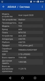 Обзор смартфона Acer Liquid Z630