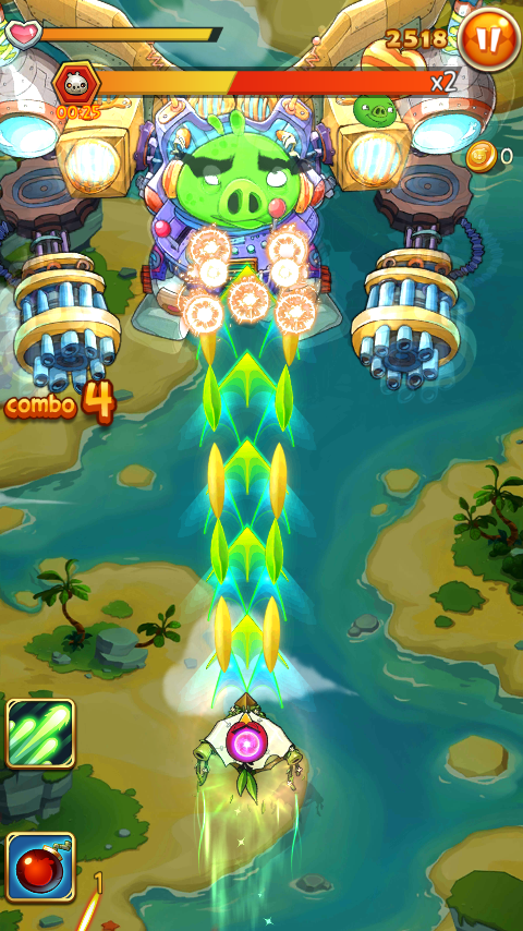 Angry Birds: Ace Fighter 1.1.0. Скриншот 2