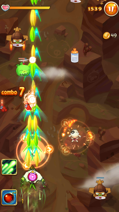 Angry Birds: Ace Fighter 1.1.0. Скриншот 4