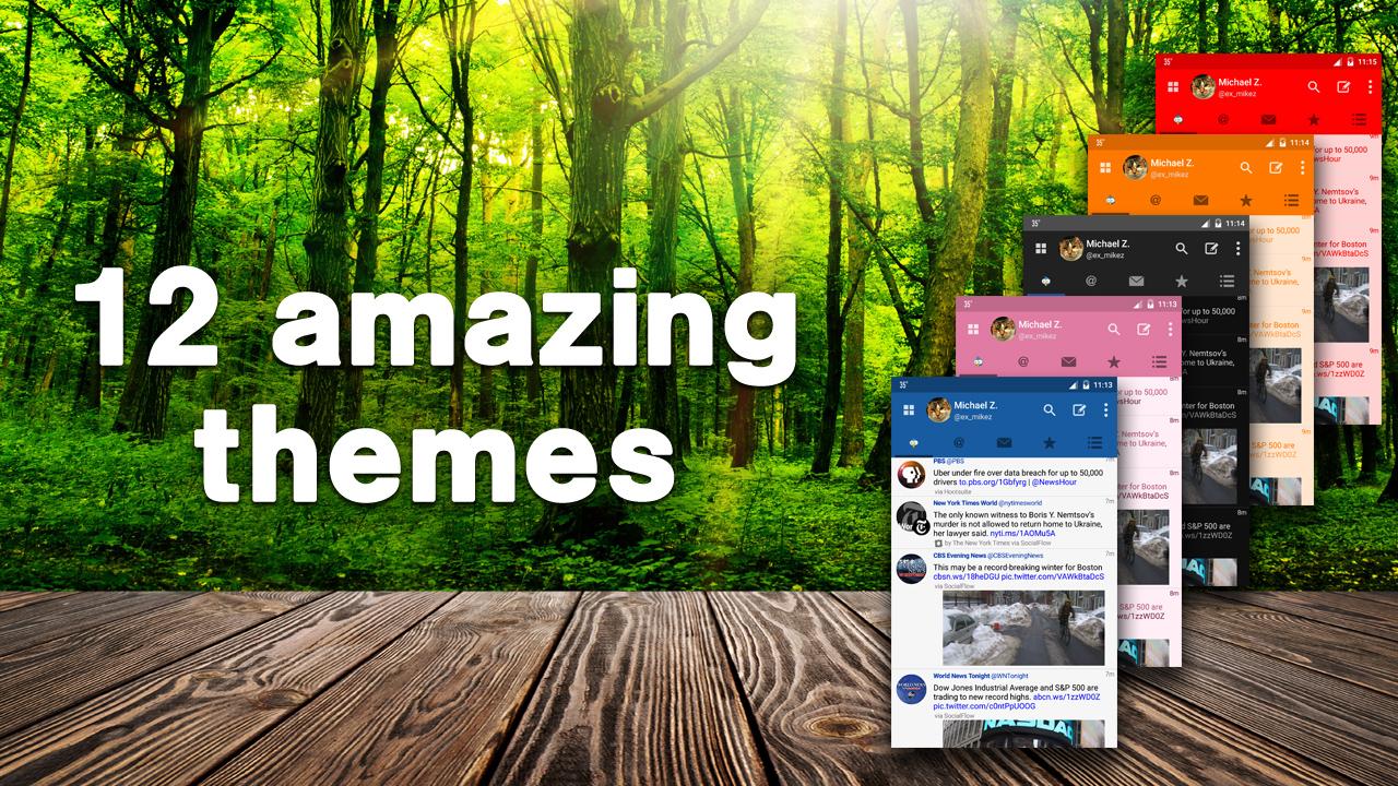 TweetCaster 9.4.7. Скриншот 7