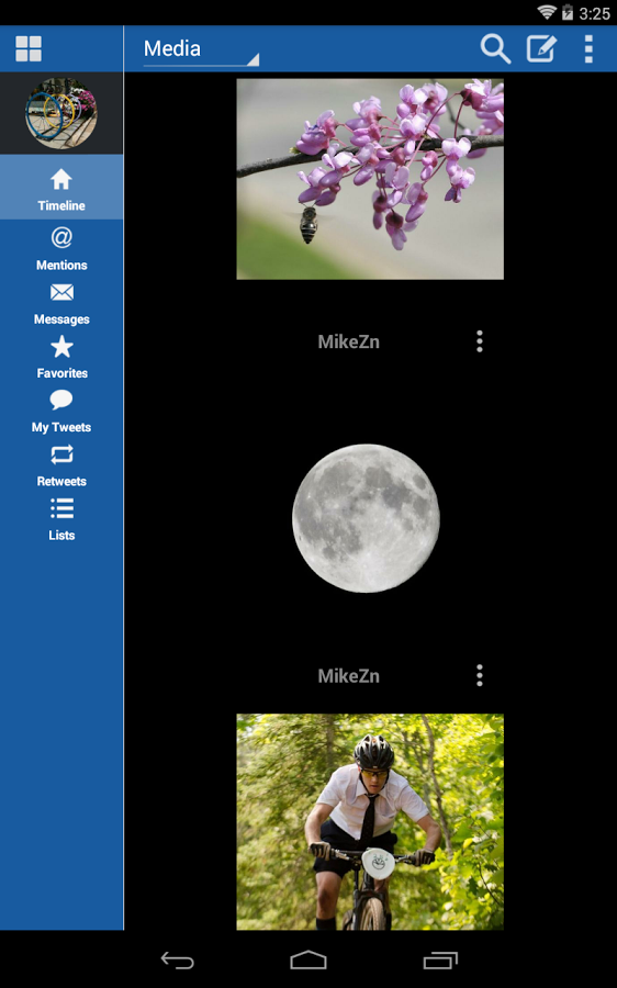 TweetCaster 9.4.7. Скриншот 15