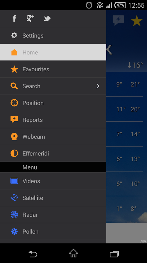 the Weather 2.70.2. Скриншот 3