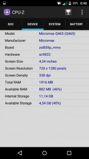 Обзор Micromax Canvas Juice 4 Q465