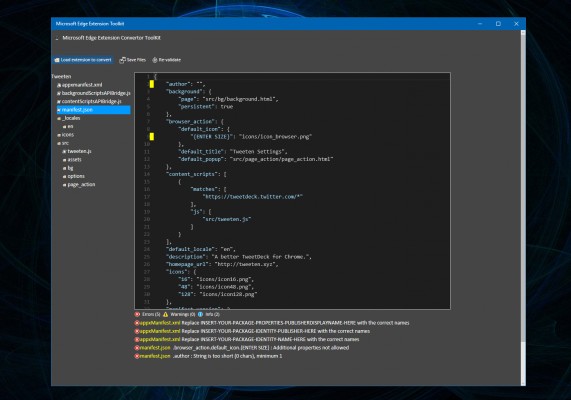 Microsoft выпустила инструмент для портирования расширений в свой браузер