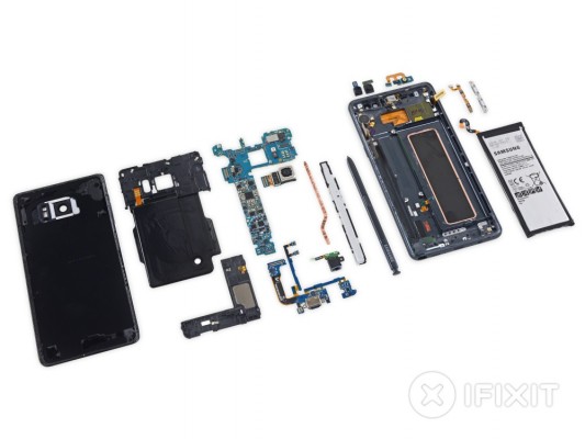 Что внутри Samsung Galaxy Note 7 — разборка смартфона