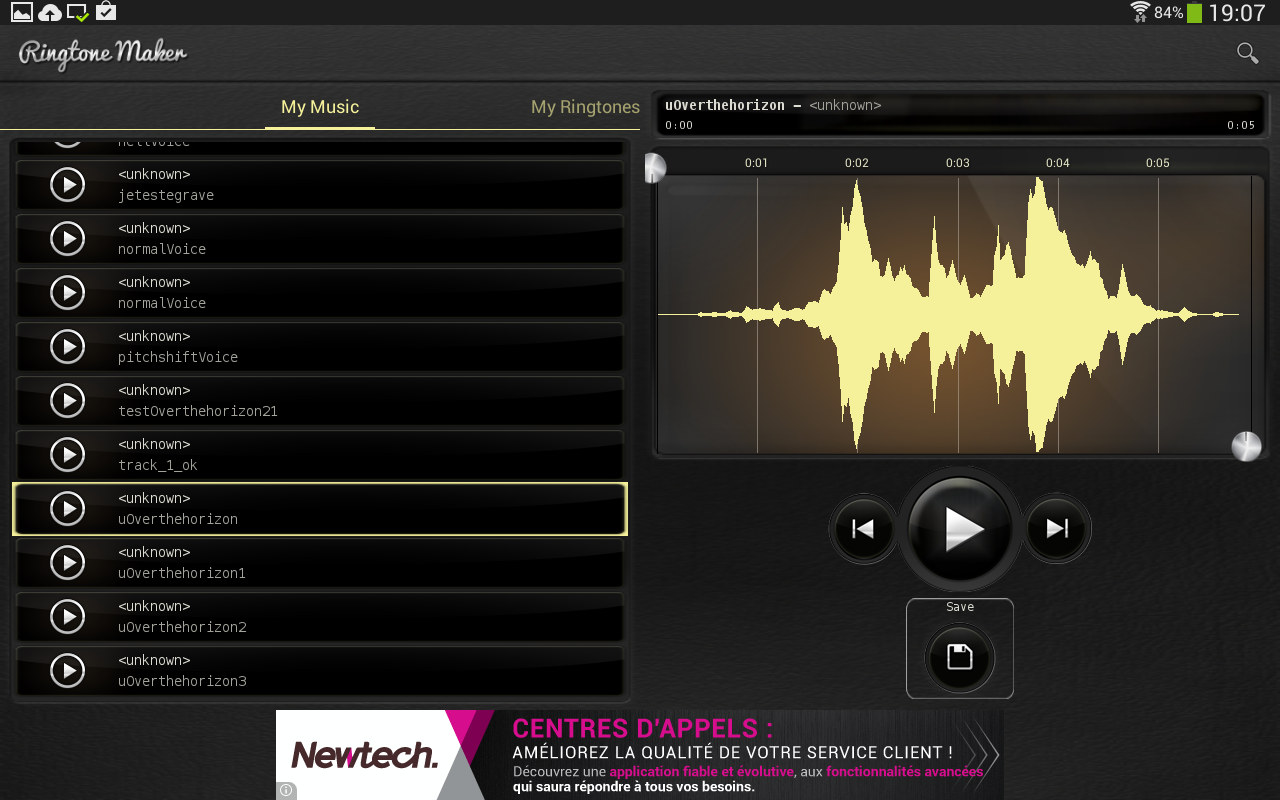 Call Ringtones Maker 1.1.582. Скриншот 4