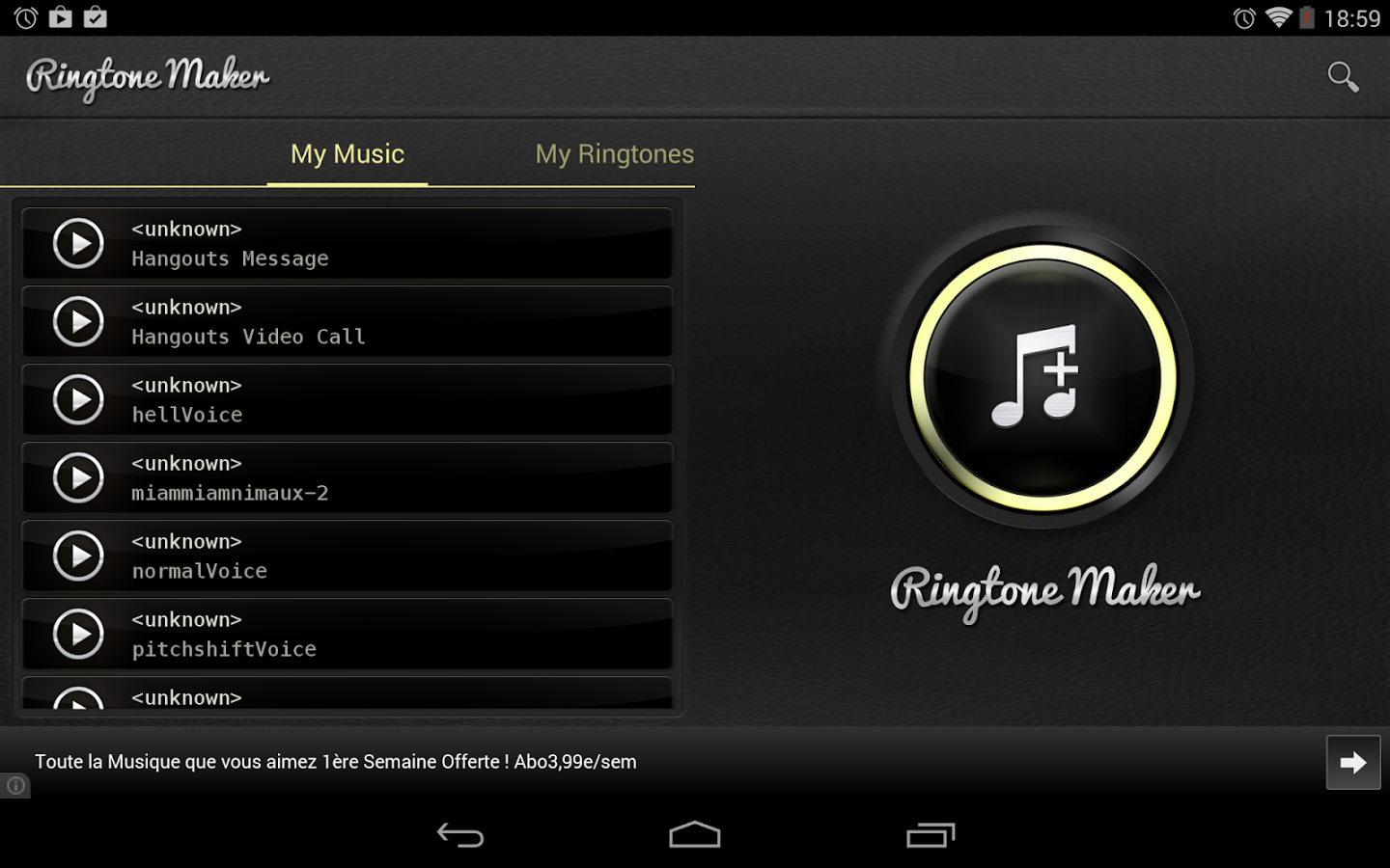 Call Ringtones Maker 1.1.582. Скриншот 7