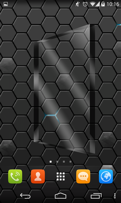 HONEYCOMB 3D LIVEWALLPAPER LWP 1.0. Скриншот 1