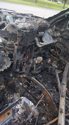 В США из-за Galaxy Note 7 сгорела машина
