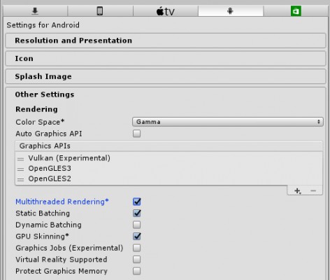Игровой движок Unity получил поддержку Vulkan API