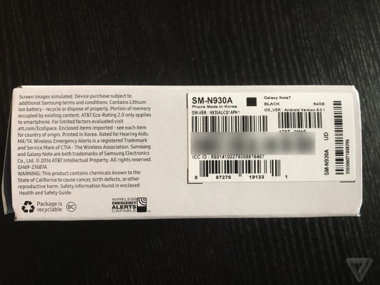 Обменянный Galaxy Note 7 загорелся в самолете
