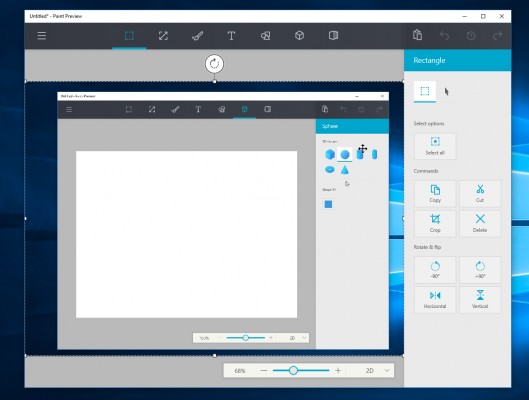 Microsoft показала новый Paint для Windows 10