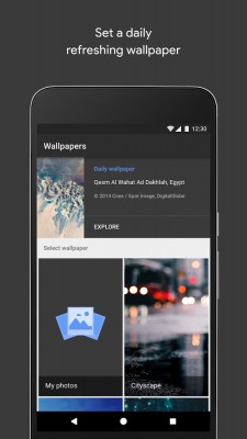 Google выпустила фирменное приложение для смены обоев