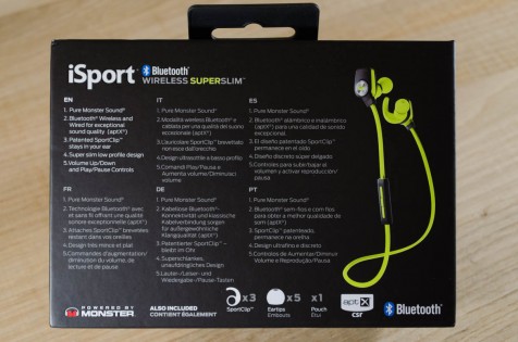 Обзор гарнитуры Monster iSport SuperSlim